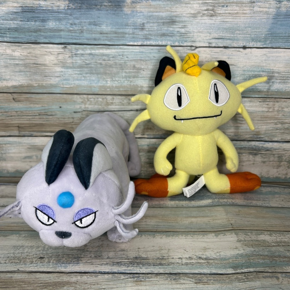 Pokemon Center Plush Alolan Persian Stuffed Toy Doll Figure Nintendo Meowth